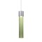 Besa Lighting Wanda 12 Cord Pendant, Moss Bubble, Satin Nickel Finish, 1x3W LED 1XT-WAND12MS-LED-SN - alternate 1